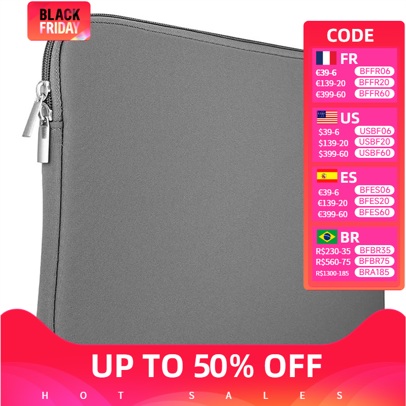 Bolsa de luva macia para laptop, capa para Xiaomi, HP, Dell, Lenovo, Notebook, Computador, Macbook Air Pro, Retina, 11, 12, 13, 14, 15, 15.6