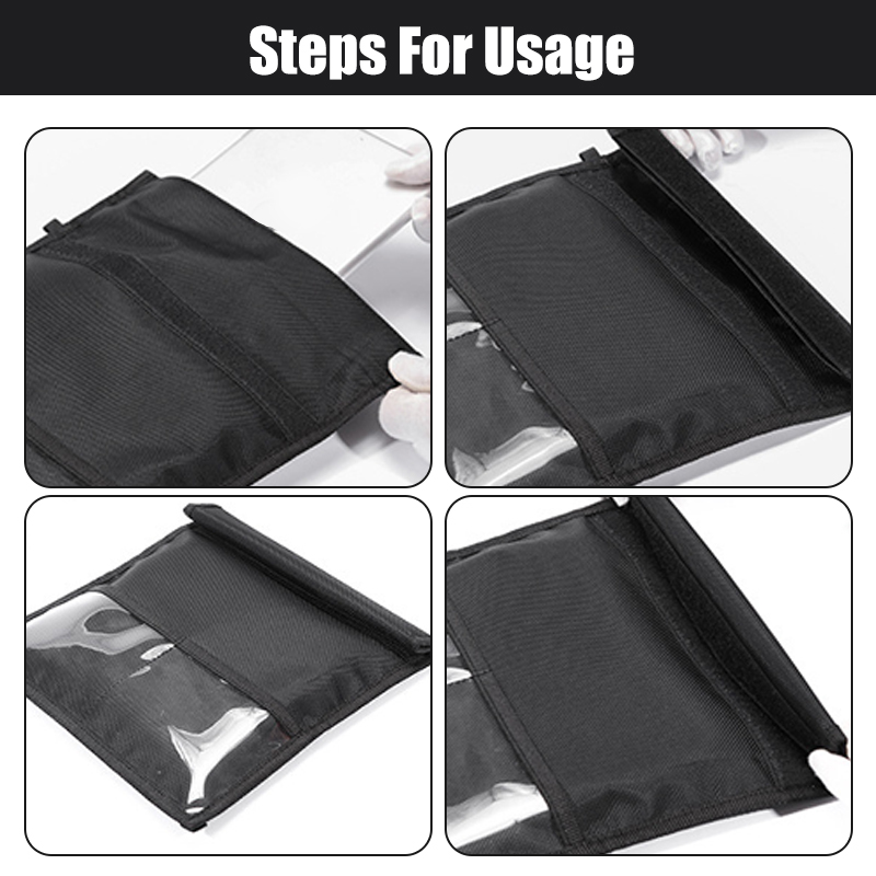 Saco de blindagem de sinal de notebook faraday saco rfid anti-roubo telefone móvel anti-radiação faraday saco chave do carro bloqueador de sinal caso