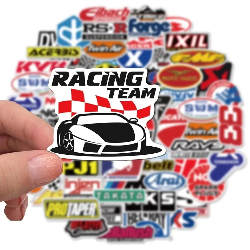 10/30/50/100 шт., водонепроницаемые наклейки на мотошлем и ноутбук