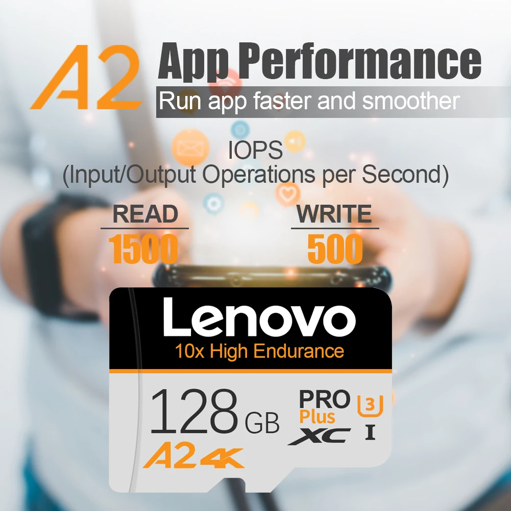 Lenovo 2TB Micro TF SD Card 128GB Class 10 V30 Memory Card UHS-I SD Card High Speed TF Card 512GB 1TB For Nintendo Switch Games