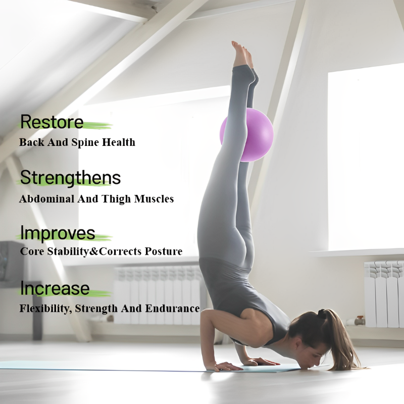 Yoga Pilates Explosieveilige bal Oefening Gymnastiek Fitness Balans Gym Core Indoor Training Miniballen Kleine therapie verbetert