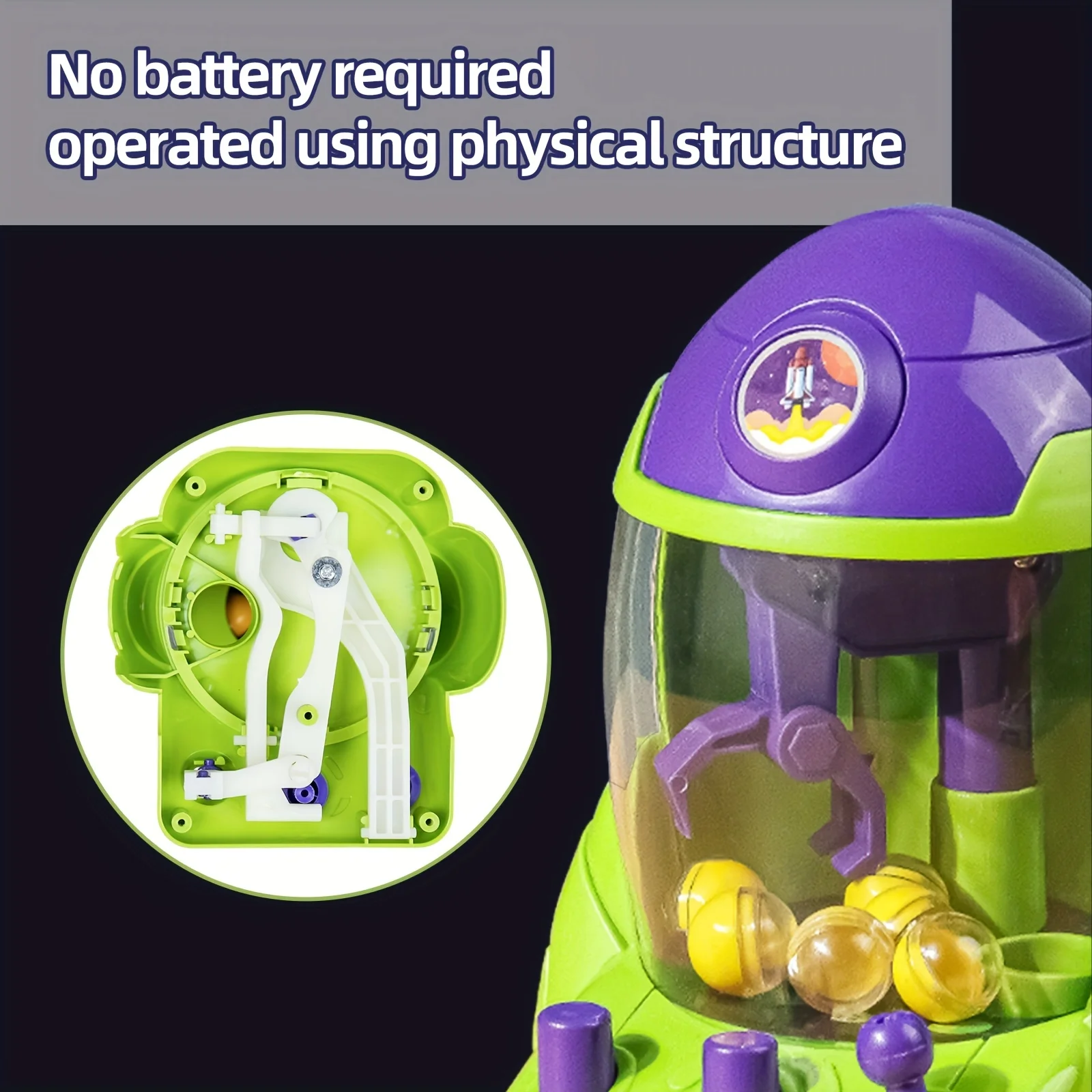 Space Rocket Crawler, Ball Pincer, Egg Twister - ใช้ของเล่นนี้เป็นของขวัญวันฮาโลวีน/คริสต์มาสเพื่อรับรางวัล!