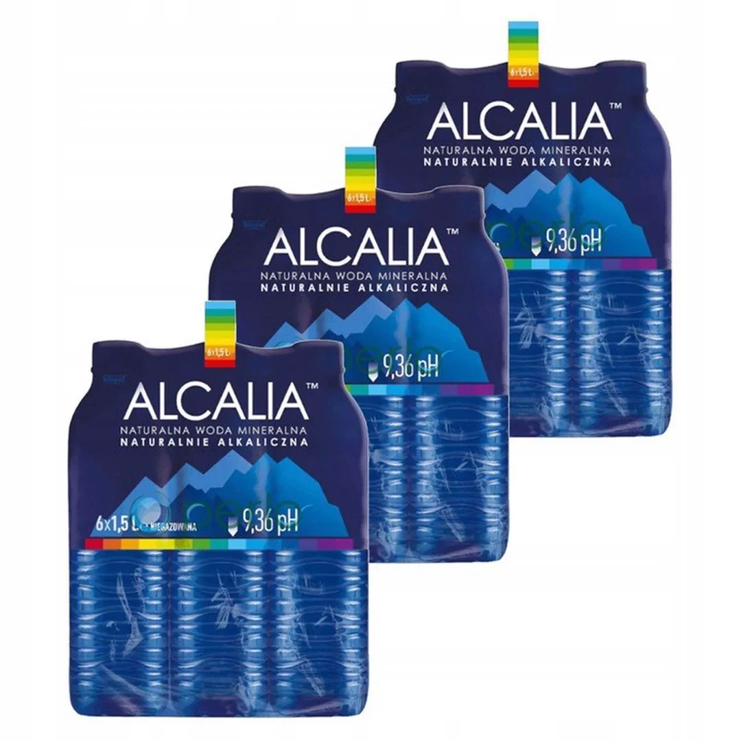 Velingrad Alcalia Naturalna woda mineralna niegazowana 1,5 l x 18 sztuk