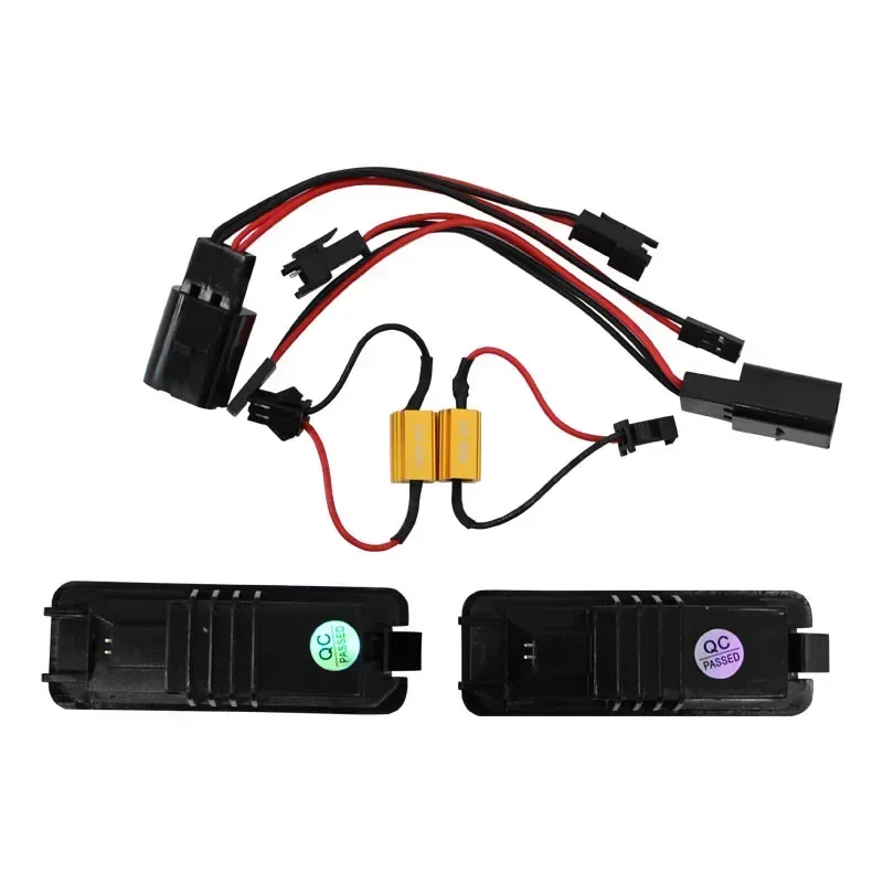 12v luzes da placa de licença do carro lâmpada led acessórios automóveis para vw golf 4 5 6 7 mk4 mk7 passat cc scirocco skoda assento leon ibiza