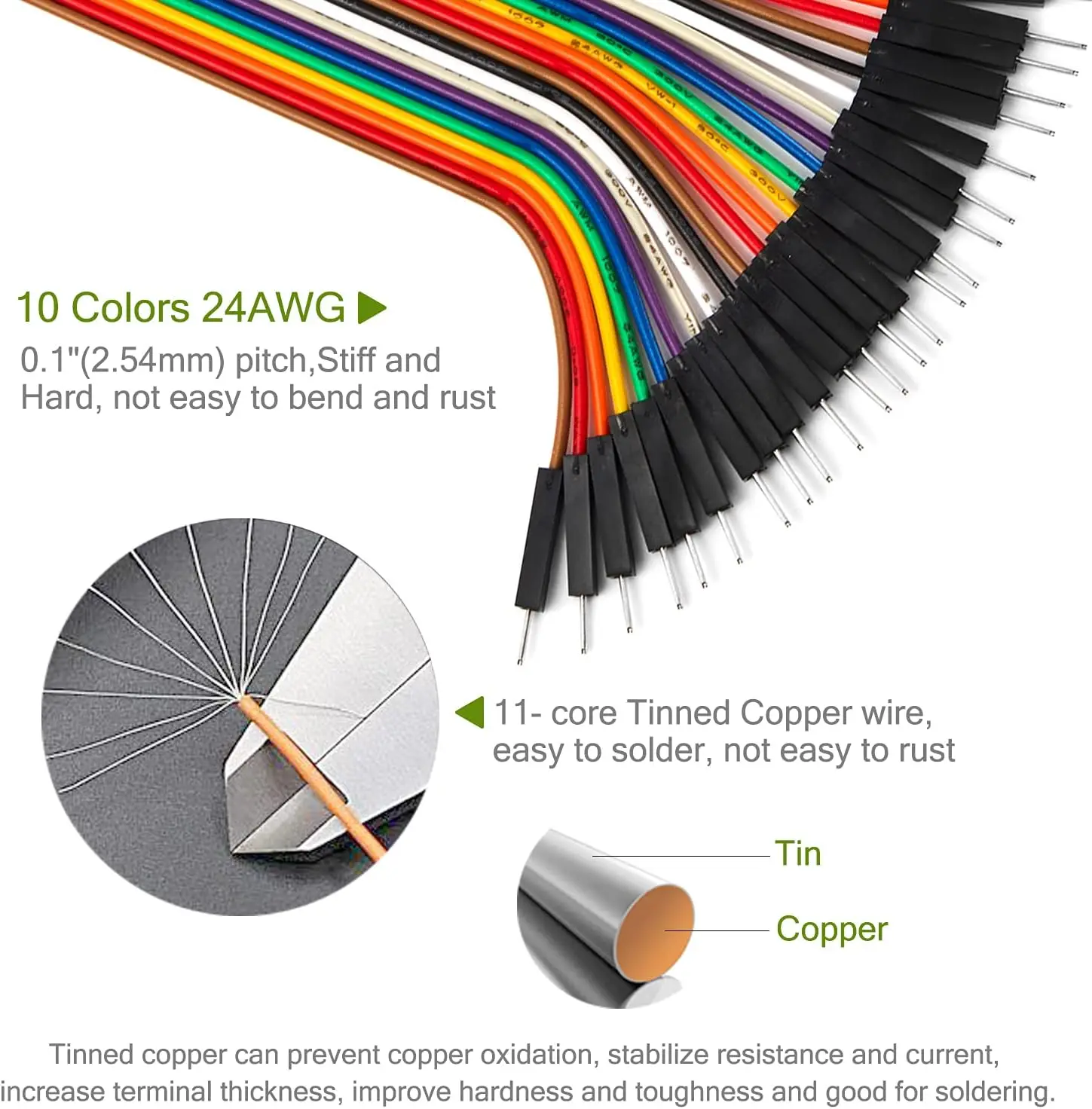 120PIN Dupont สาย 10 ซม.สายจัมเปอร์ชายชายหญิงหญิง PCB DIY ชุดสําหรับ Electronics
