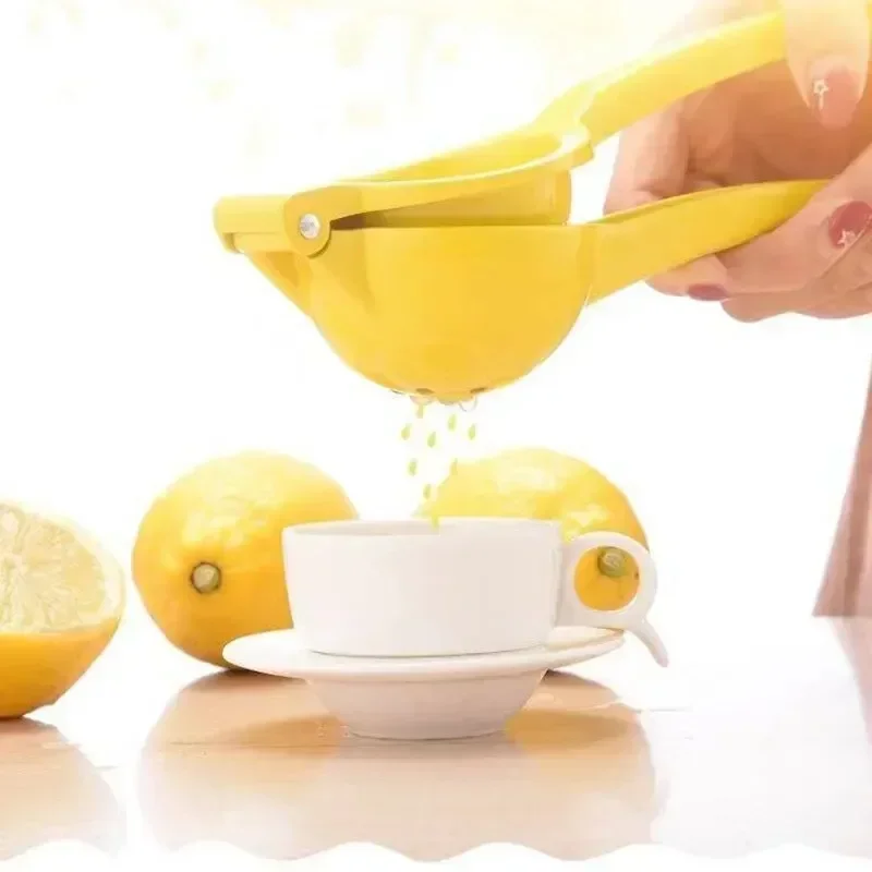 Home Manual Lemon Squeezer อลูมิเนียมอัลลอยด์มือกดส้มผลไม้คั้นน้ําผลไม้แบบพกพาเครื่องมือห้องครัวเครื่องปั่นขนาดเล็ก