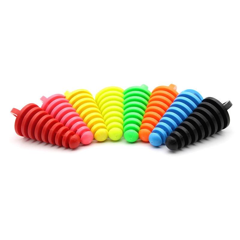 Wash Plug Exhaust Pipe Tailpipe PVC Pipe Protector Rubber Exhaust Silencer For Honda Kawasaki Suzuki Yamaha Motorcycle Universal