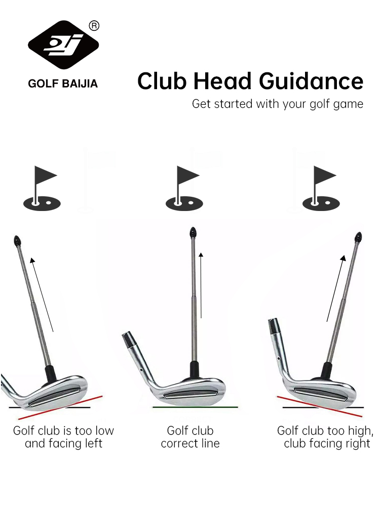 Инструмент для регулировки угла поворота клюшки для гольфа, магнитный резак для гольфа, индикатор направления, палка для выравнивания клюшки для гольфа, тренировка навыков игры