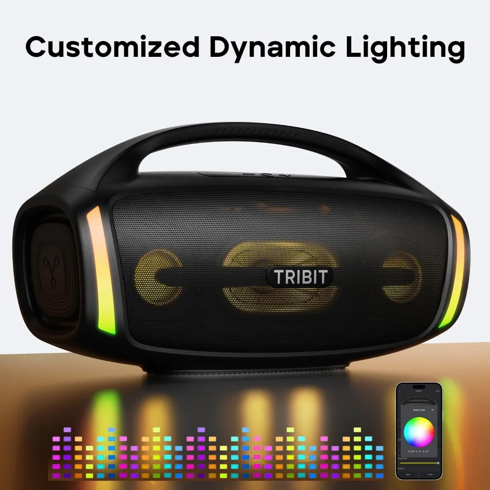 Bluetooth Speaker StormBox Blast 2, 200W Portable Wireless Speaker with Subwoofer, XBass, LED Light, Bluetooth 5.4