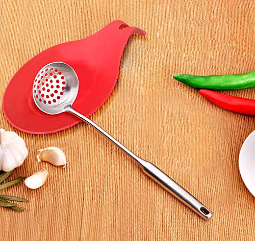 1 pz Spatola Strumento Cucchiaio Zerbino Frullino per le uova Gadget Da Cucina Piatto Supporto Pad In Silicone Isolamento Tovaglietta Cucchiaio Resistente Al Calore