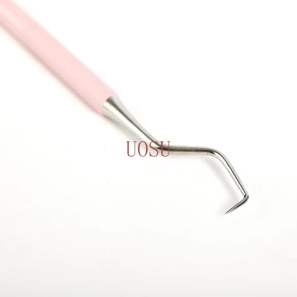 Kit Dental de espejo Dental de acero inoxidable rosa, 3/4/5 Uds., para el cuidado bucal de mujer