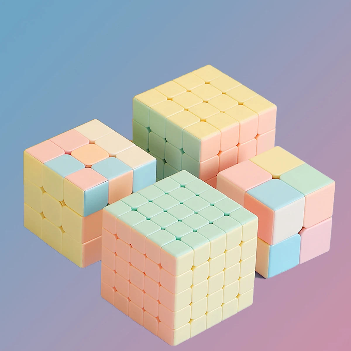 Cubo magico 2x2 3x3 4x4 5x5 piramide Cubo magico da corsa puzzle antistress gioco professionale di velocità liscia regalo giocattolo per bambini