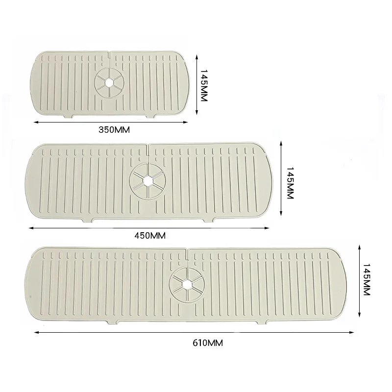Silikon Wasserhahn Abfluss Pad Küche Haushalt Anti-Splash Nicht-Slip Wasserhahn Pad Trocken Faltbare Waschen Arbeitsplatte Seife Nicht-Slip Pad