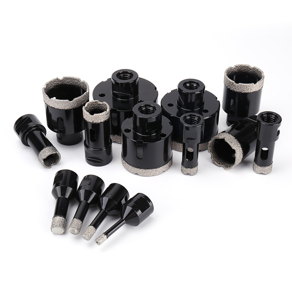 1PC M14 ろう付けダイヤモンドドリル 5-130 ミリメートルダイヤモンドドリルビット花崗岩セラミックタイルコンクリートセラミックガラス化タイル掘削ツール