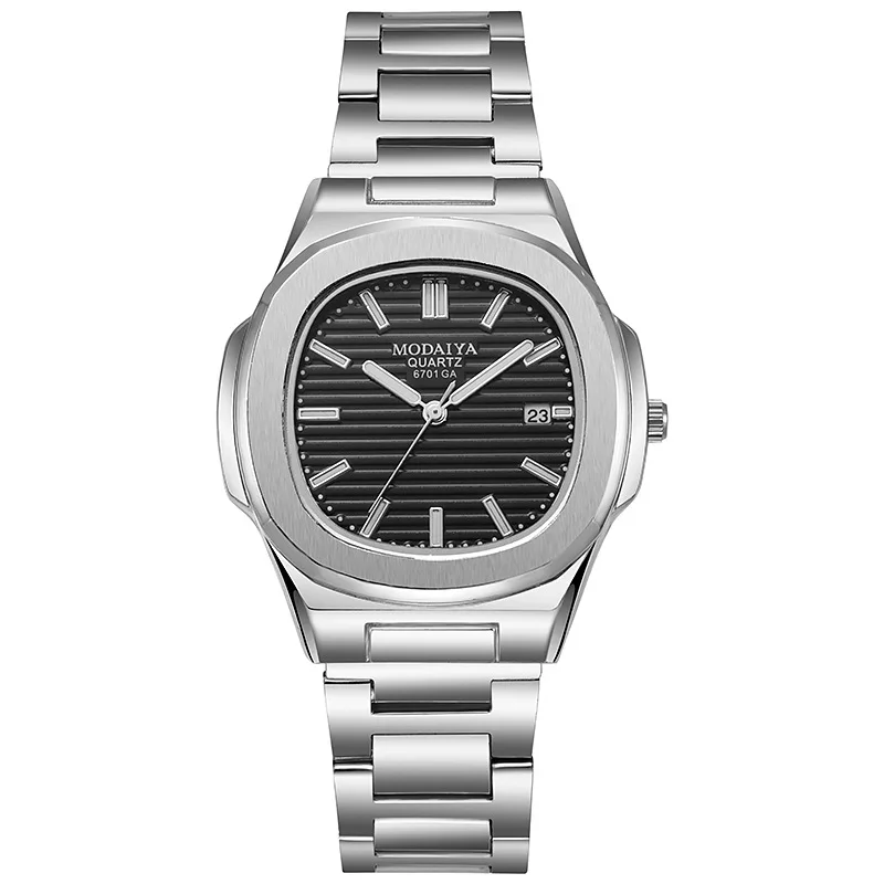 Nuevos relojes de cuarzo de lujo para hombre, reloj automático con fecha, reloj cronógrafo deportivo de acero inoxidable para hombre, reloj para hombre