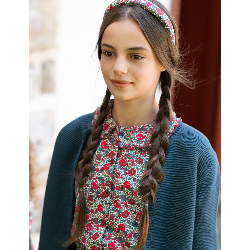 AP Ruby Floral Collection AW25, vestido ahumado, conjunto de ropa para bebé, conjunto de ropa para niña, trajes a juego para la familia, ropa dulce de algodón