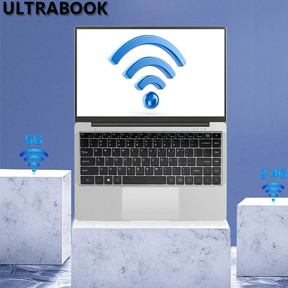 2025 portátil Intel Celeron para niños de 14,1 pulgadas Windows 11 Pro 128GB 256GB 512GB 1TB SSD para tareas de aprendizaje en línea