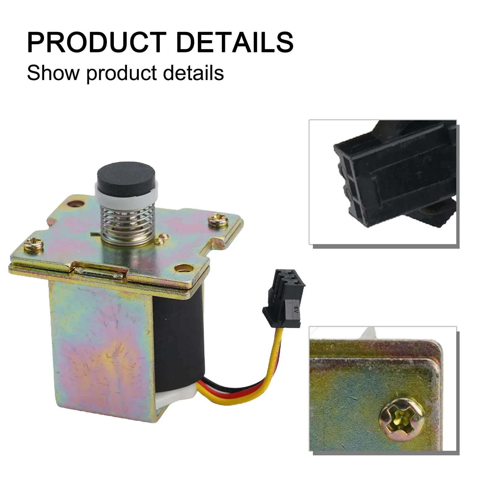 3 ขา DC24V 3V Universal เครื่องทําน้ําอุ่นแก๊ส Connector Solenoid วาล์วอะไหล่วาล์ว Manifolds เครื่องมือทําความร้อนระบบ Part