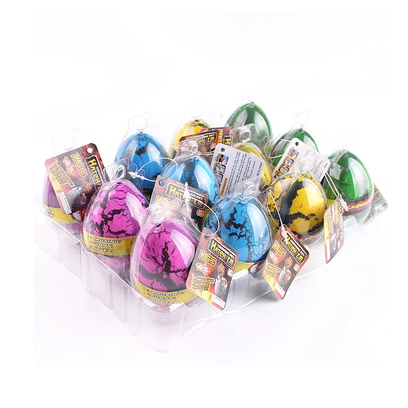 4 pçs mini dinossauro mágico incubação crescente adicionar água crescer ovo processo de reprodução animal educacional ensinar brinquedos engraçados para crianças meninos