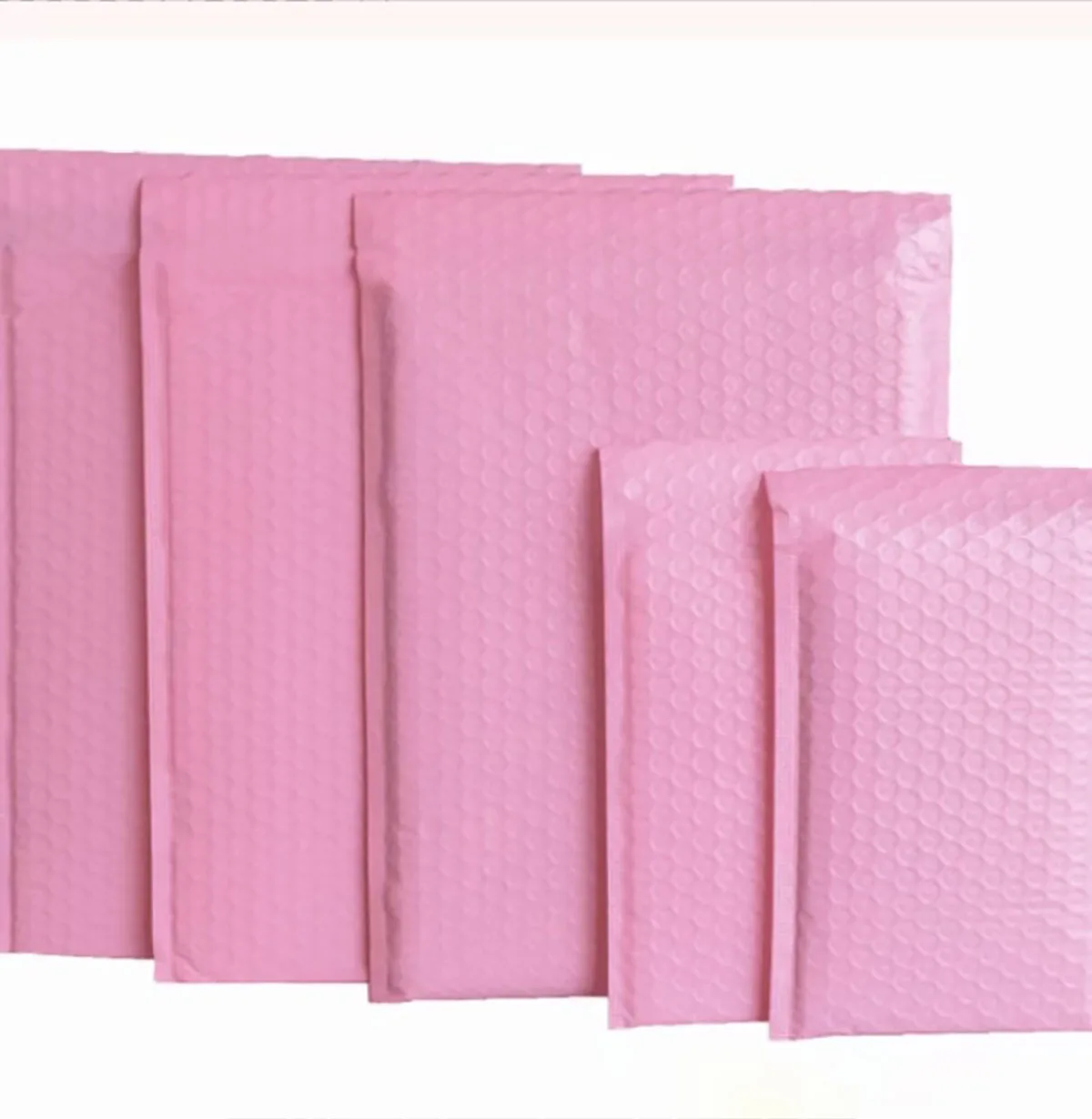 20pcs Bolha Mailers Rosa Poly Bubble Mailer Envelopes acolchoados com vedação automática