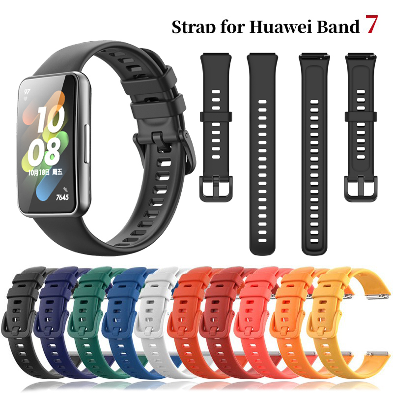 交換用ストラップ Huawei 社バンド 7 ソフトシリコン時計バンドスマートウォッチアクセサリーリストバンドブレスレット Huawei 社バンド 7 コレア