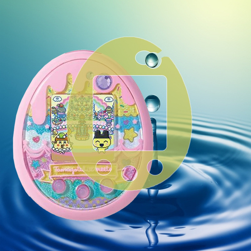 仮想デジタルペットゲーム機,電子機器,5個,ゴールドTpu保護フィルム,改ざん防止用