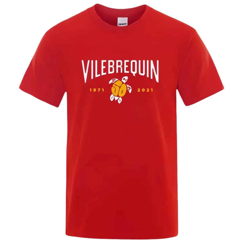 Vilebrequin Echtes Schildkröten-T-Shirt 2025, Sommer, neues lässiges Rundhals-loses Kurzarm-Top für Männer und Frauen