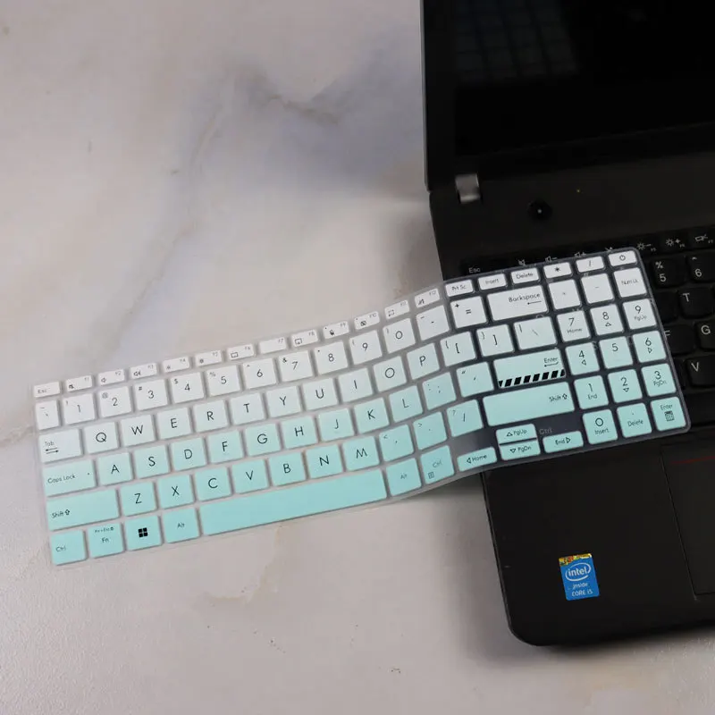 Para Asus Vivobook 15 2023 F1504 X1504 X1504ZA X1504VA X1504Z X1504V 15,6 pulgadas funda de silicona para teclado de ordenador portátil