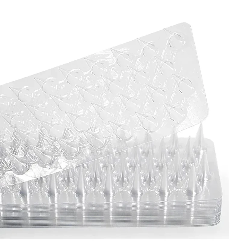 10/20/30Pcs Spikes Repeller Cat Plastic Bird Repellent Anti Pigeon Anti-bird Squirrel Garden Fences Control Transparent Spikes
