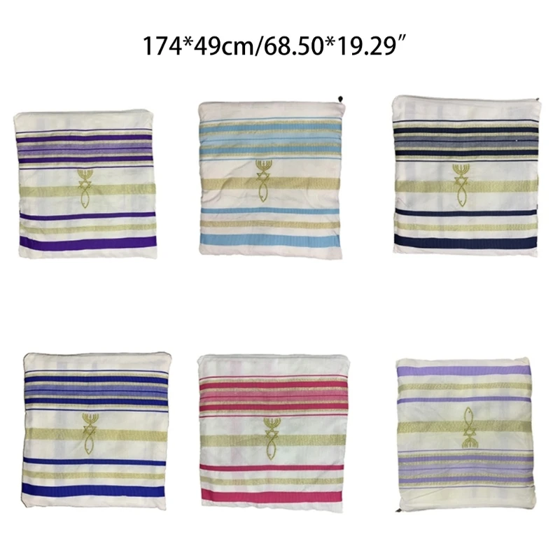 Khăn choàng cầu nguyện Messianic Tallit cho nữ Khăn choàng cầu nguyện Tallit cho nữ Màu hồng D5QB
