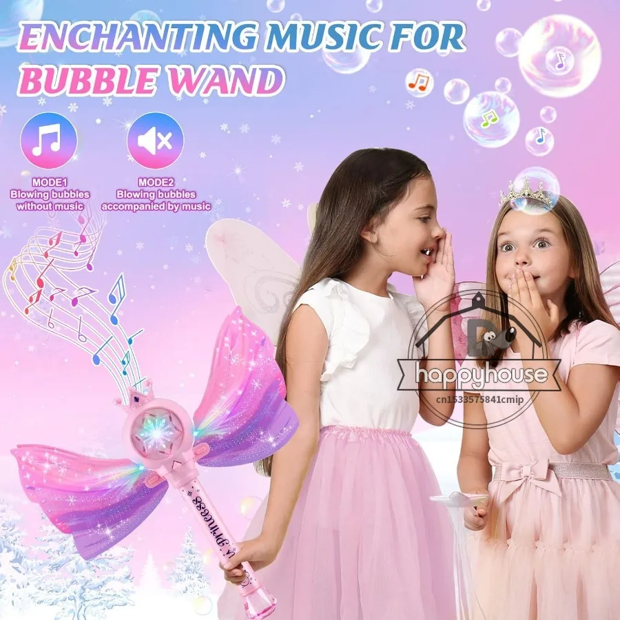 Bubble Wand สําหรับเด็กวัยหัดเดิน Bubble Machine เด็กหญิงไฟฟ้า Unicorn Bubble Wand Bubble Maker Bubble Blower ของเล่นเด็ก