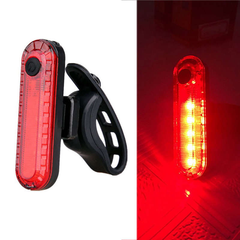 Bike Light Set Front Light with Taillight LED Rechargeable Bicycle Lights 3 Modes Headlight Easy to Install Night Cycling Lamp