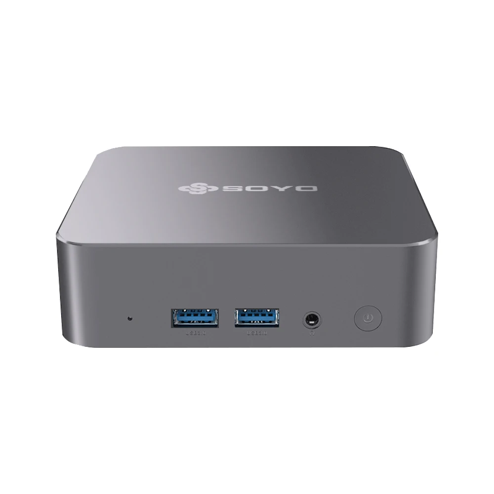 SOYO M4 Air Mini PC Intel Alder Lake N95 Мини-ПК Компьютер Win11 Pro Мини-ПК DDR4 16 ГБ ОЗУ 512 ГБ ПЗУ WiFi5 BT5.0 Настольный ПК