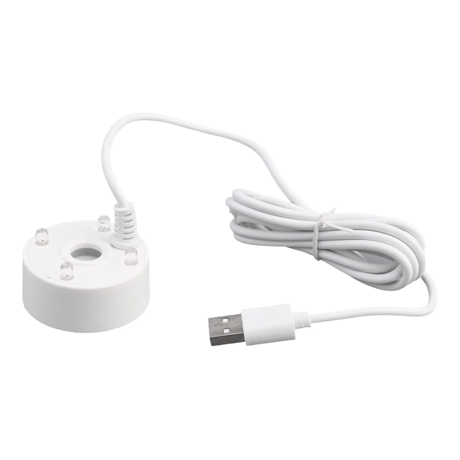 5V USB Mist Maker Fogger พร้อม LED เครื่องทําหมอกไฟ LED สีสันสดใสตกแต่งบ้าน Water Cycle Fogger ภูมิทัศน์สเปรย์