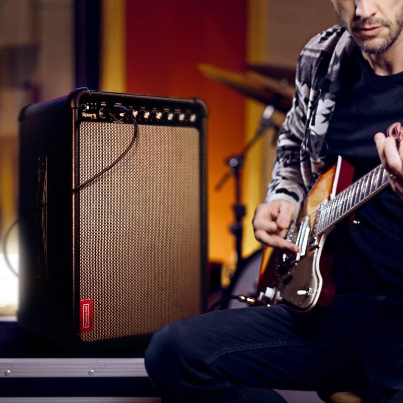 Spark Live Smart Guitar Amp, Multi-Channel PA System & Bluetooth Speaker All-in-One for Guitar, Bass, Vocals