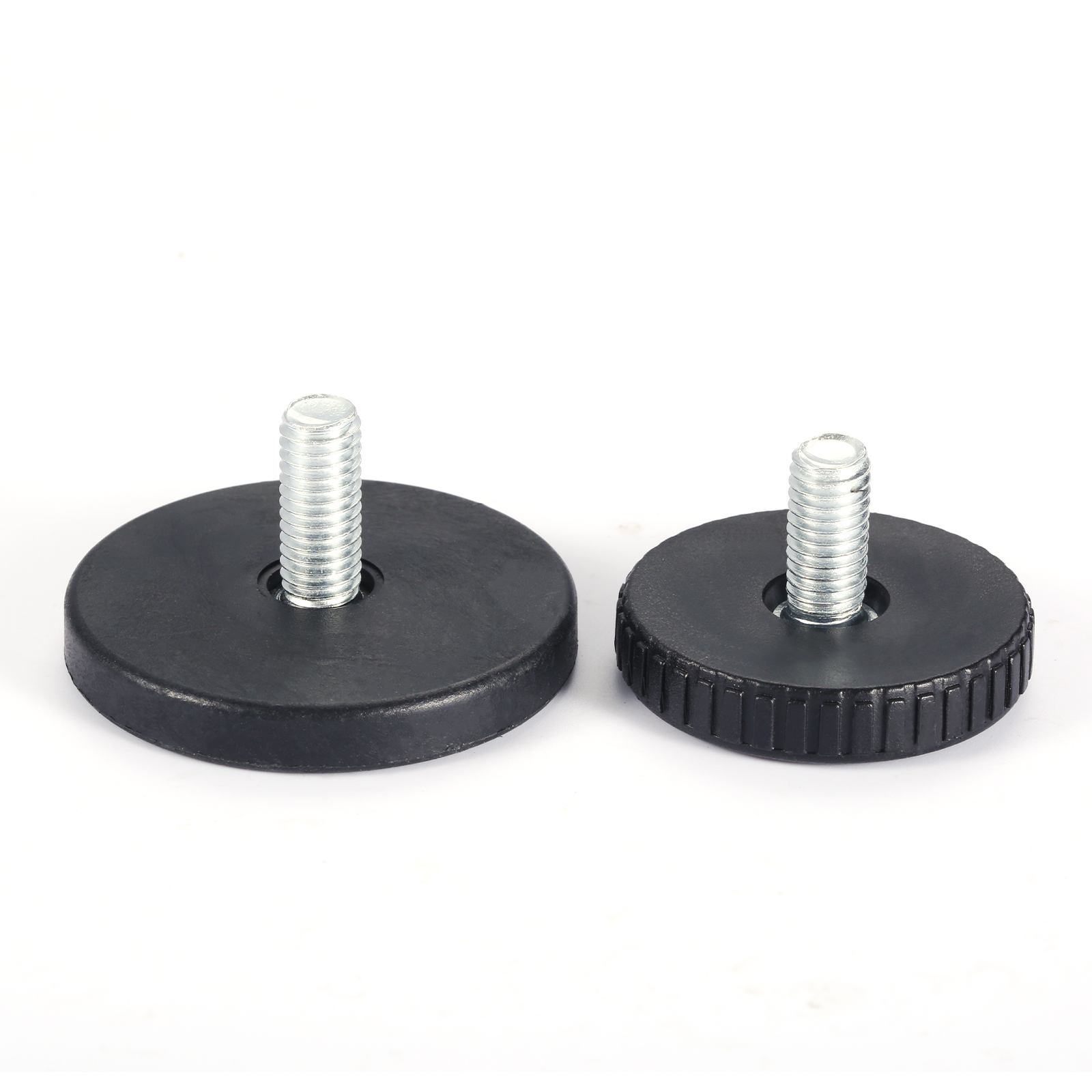 4 Pcs Schwarz Nivellierung Füße Einstellbare Möbel Füße M8 * 18mm Schraube Auf Möbel Glide Basis Durchmesser 40mm 50mm für Möbel Beine
