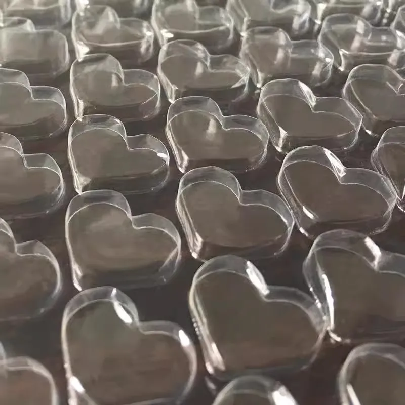 20 ซม.x 8 เมตร/ม้วนฟิล์มสําหรับ Bubble Wrap Clear Love Heart บรรจุ Mailer โปร่งใสกันกระแทกการจัดส่งอุปกรณ์ขายส่ง