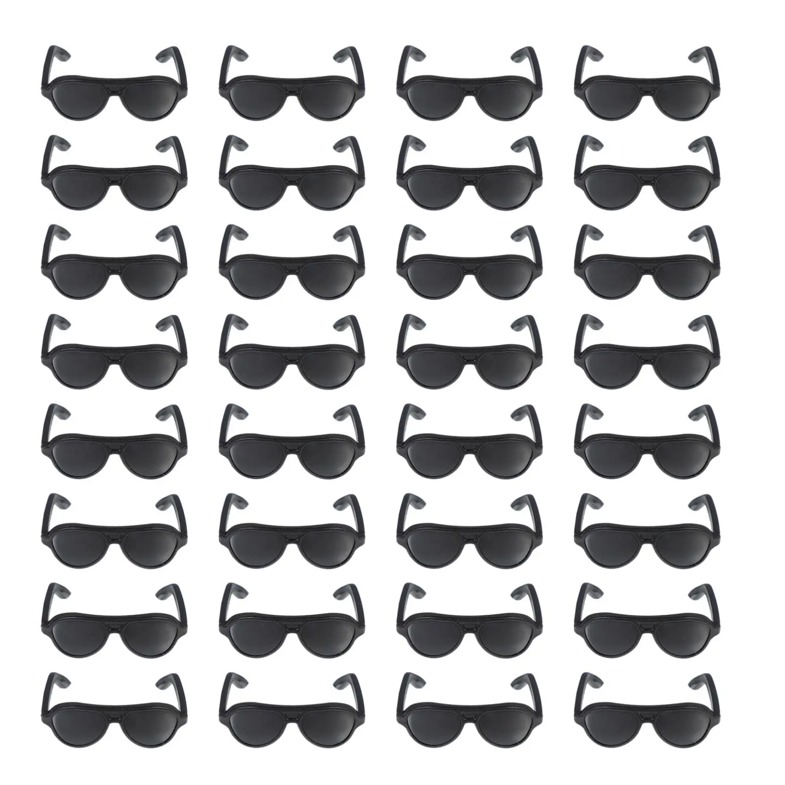 100pcs Doll Sunglasses, Miniature Sunglasses Mini Doll Costume Rubber Duck Accessories for Dollhouse Crafts