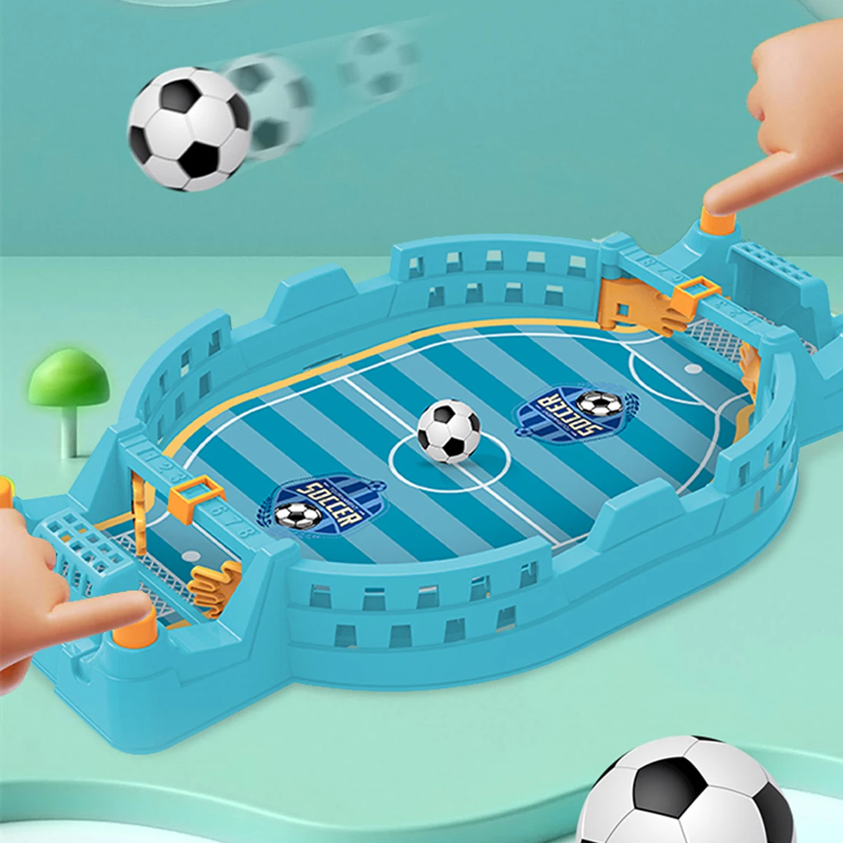 Voetbaltafel Mini-tafelblad interactief spel, voetbaltafelbladen Competitie Sportspellen Desktop Katapultspeelgoed voor familiespel