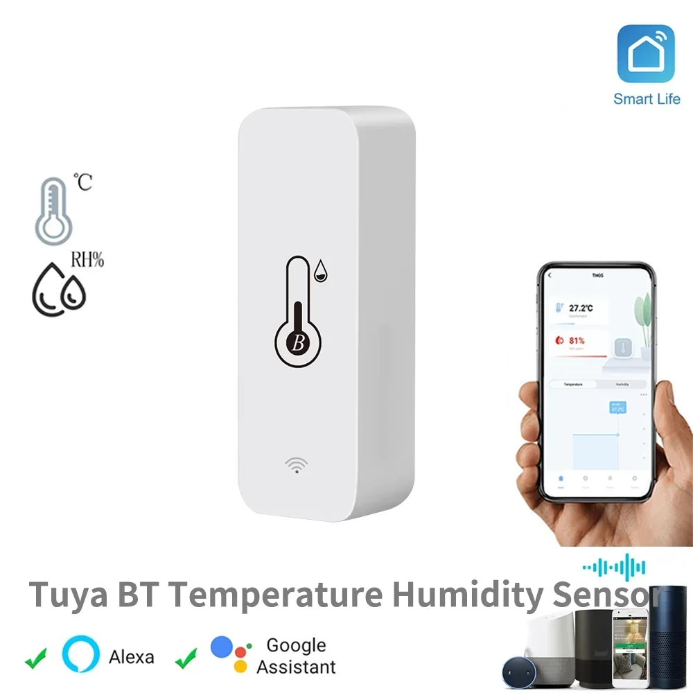 Умный гигрометр Tuya BT с поддержкой Bluetooth и управлением через приложение