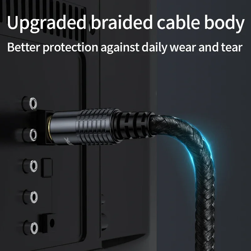 Unnlink SPDIF Quang Cáp Âm Thanh HIFI 5.1 Toslink Cáp Cho Tivi Box PS4 Dây Loa Soundbar Khuếch Đại Loa Siêu Trầm