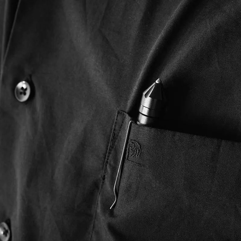 Multi Functional Alloy ทหารยุทธวิธีปากกาสํานักงานนักเรียนปากกาลูกลื่น Wilderness Survival EDC เครื่องมือ Glass Breaker