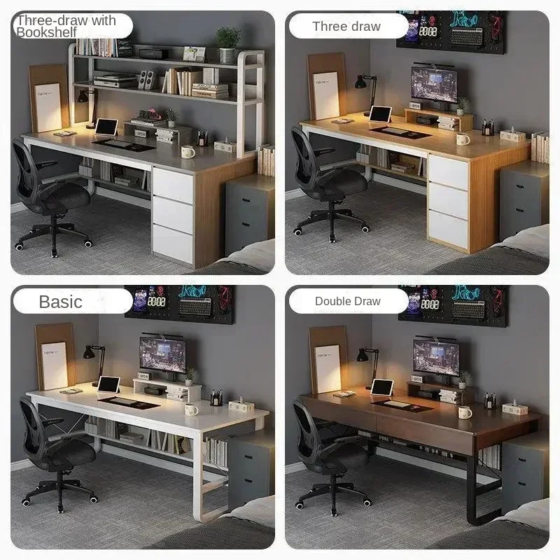 Home furnitureComputer Desk Desktop Home Office Desk Chair Bedroom with Drawer Student Writing Study Workbench