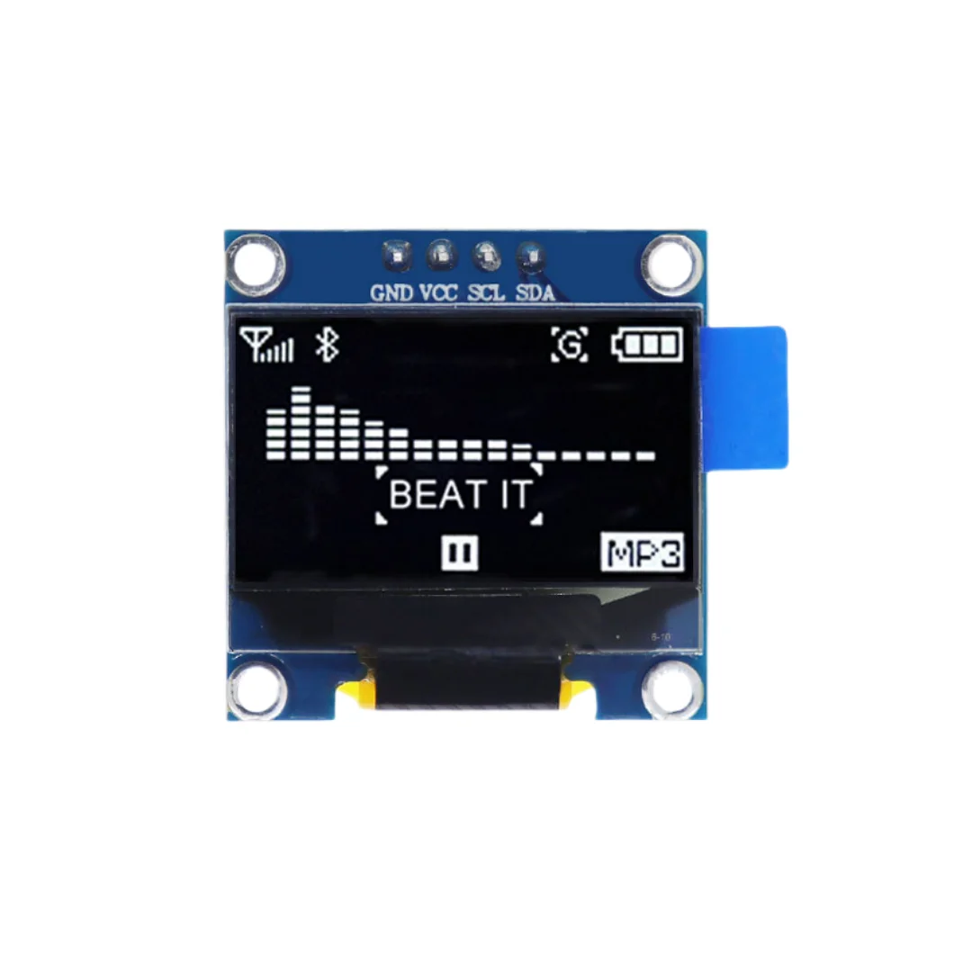 SSD1306 0.91 0.96 1.3 인치 IIC 직렬 4 핀 흰색/파란색/노란색 파란색 OLED 디스플레이 모듈 128X64 12864 Arduino 용 LCD 스크린 보드