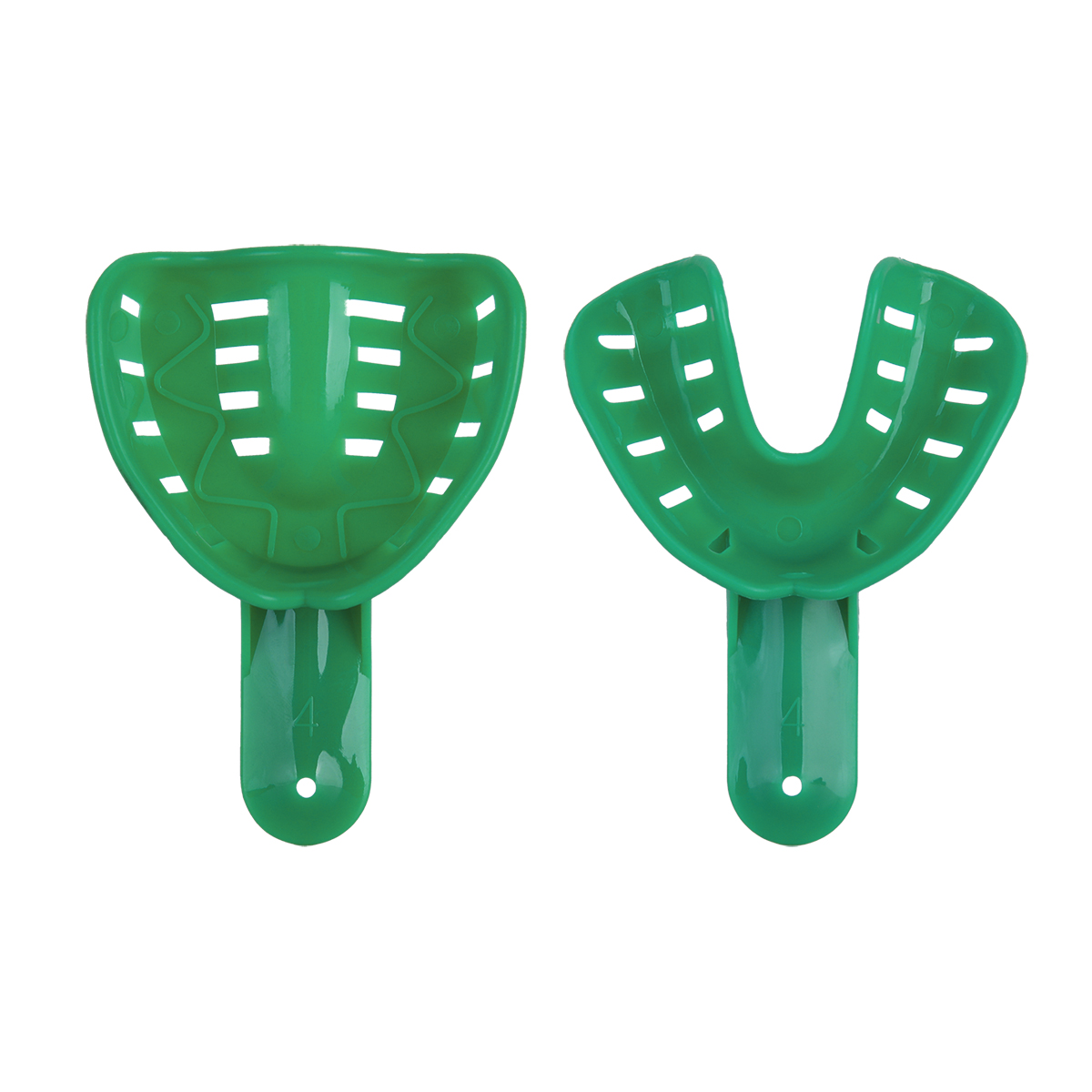 12 Stuks Tandheelkundige Afdruk Trays Tandarts Impressie Duurzame Plastic Tanden Houder Lab Tandheelkunde Accessoire Tools