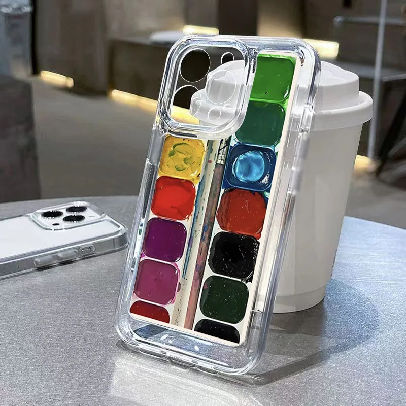 Casing ponsel lunak bening untuk Xiaomi, penutup pola pot cat artis 14 13T 12T Poco F6 F5 X5 X3 X6 M6 Pro F3, untuk Xiaomi 14T Pro 13 12 11 Lite 14 13T 12T