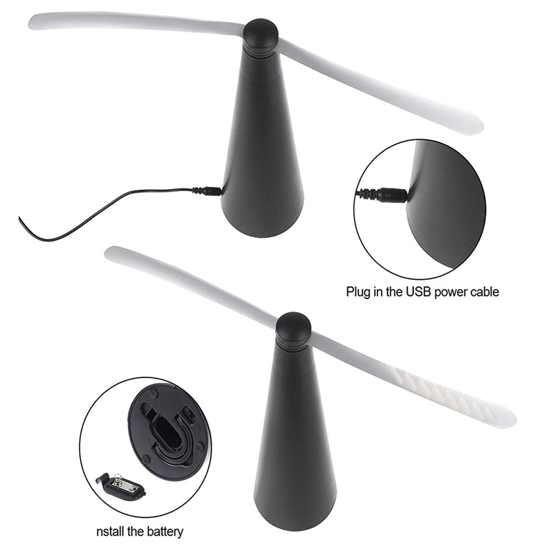 Wiederaufladbare/trockene Zelle, multifunktionaler Fliegenschutz für den Außenbereich, 360° °   Rotationsventilator vom Typ Lebensmittelschutz Pest Drive Away Tischventilator