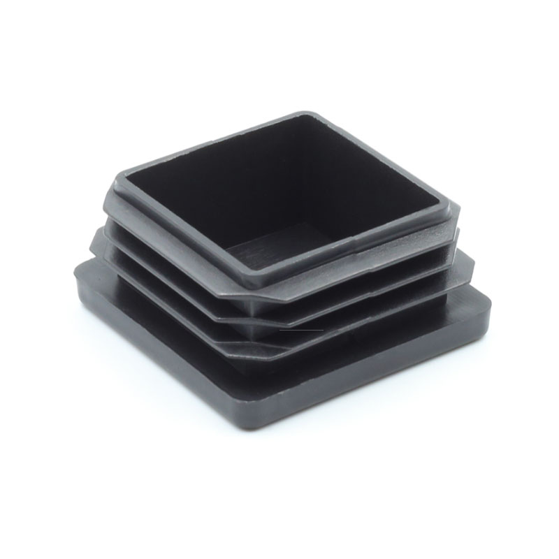 プラスチック長方形ブランキングエンドキャップチューブパイプインサートプラグ正方形インナープラグ 15 × 15 ミリメートル 20 × 30 ミリメートルテーブル椅子家具フットカバー