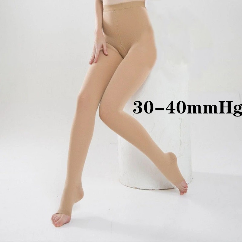 Frauen Medizinische Kompression Leggings Krampfadern 30- 40mmhg Elastische Pflege Anti Kreuz grenze Thrombus Segmentiert Druck 80KG