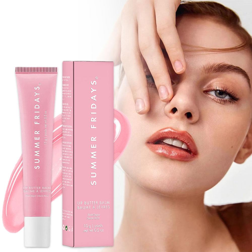 Frigoríficos de verano, brillo de labios de tubo suave, aceite de labios hidratante, brillo de labios transparente, cuidado de labios Original, maquillaje diario teñido para mujeres